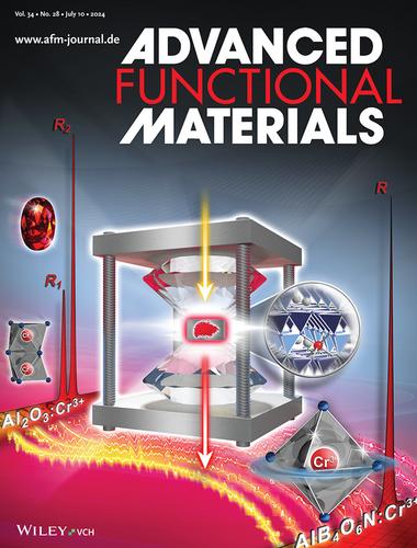 Real Competitors to Ruby: The Triel Oxonitridoborates AlB4O6N, Al0.97Cr0.03B4O6N, and Al0.83Cr0.17B4O6N (Adv. Funct. Mater. 28/2024)