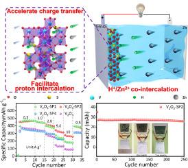 Boosting proton intercalation via sulfur anion doping in V2O3 cathode materials towards high capacity and rate performance of aqueous zinc ion batteries