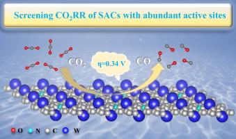 High selectivity and abundant active sites in atomically dispersed TM2C12 monolayer for CO2 reduction