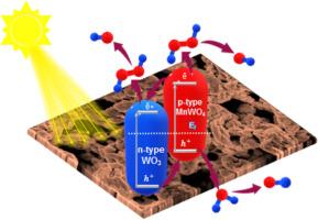 Plasma electrolytic formation and characterization of MnWO4/WO3 film heterostructures