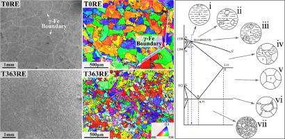 Dual refinement effect of Rare Earth addition on solidification structure of TRIP steels