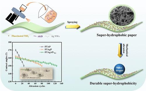 Design and Synthesis of a Robust and Multifunctional Superhydrophobic Coating with a Three-Dimensional Network Structure on a Paper-Based Material