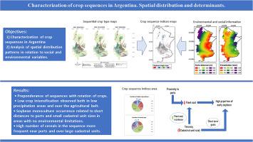 Characterization of crop sequences in Argentina. Spatial distribution and determinants