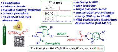 The short route to chalcogenurea-substituted 3a,6-epoxyisoindoles via an intramolecular Diels–Alder furan (IMDAF) reaction. Antibacterial and antifungal activity†