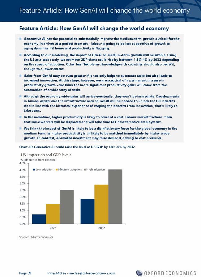 Feature Article: How GenAI will change the world economy