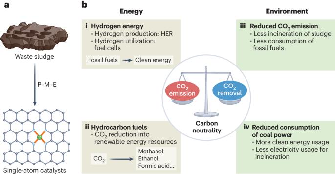 Upcycling sludge into high-performance catalysts