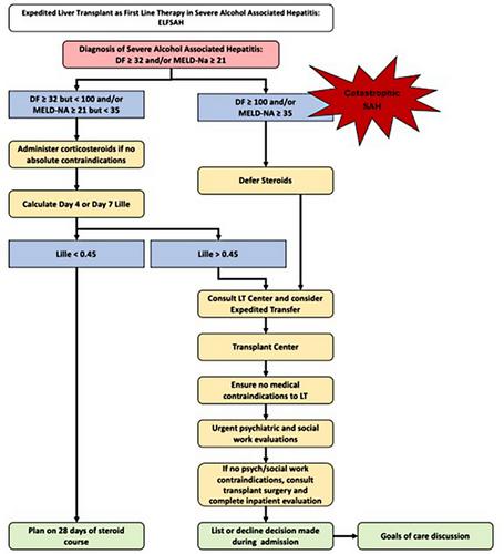 Expedited liver transplantation as first-line therapy for severe alcohol hepatitis: ELFSAH; deferring corticosteroids in the sickest subset of patients