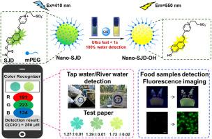 A self-assembled nanoprobe for rapid detection of hypochlorite in pure water and its application in living cells, food and environmental systems