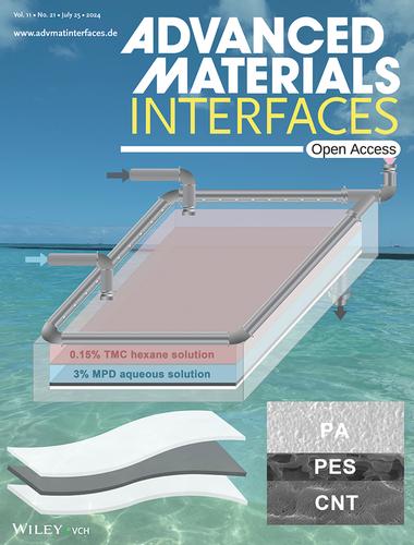 Industrial Scale Manufacturing Sub-10 nm Reverse Osmotic Desalination Membrane on Metallic Single-Walled Carbon Nanotubes Network (Adv. Mater. Interfaces 21/2024)