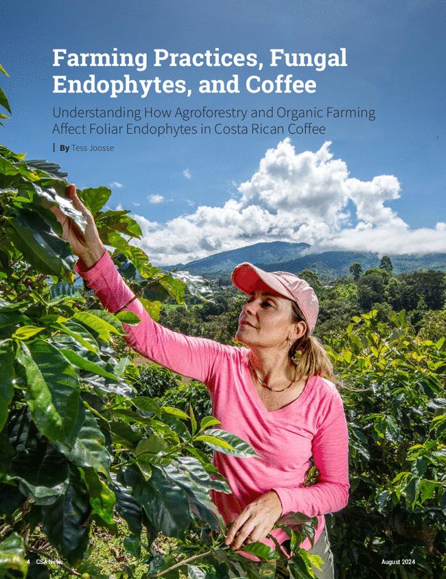 Farming Practices, Fungal Endophytes, and Coffee