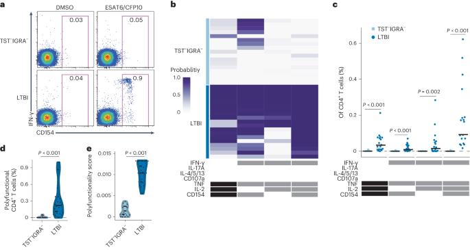 Specific CD4+ T cell phenotypes associate with bacterial control in people who ‘resist’ infection with Mycobacterium tuberculosis