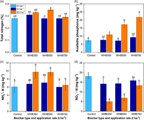 The impact of water hyacinth biochar on maize growth and soil properties: The influence of pyrolysis temperature