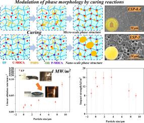 Phase morphology modulation of silicone-modified epoxy resins and effects on thermal, mechanical and ablative properties