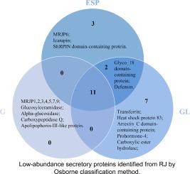 Identification of low-abundance proteins in the royal jelly using the Osborne classification method