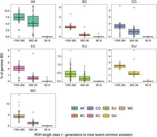 Runs of homozygosity reveal contrasting histories of inbreeding across global lineages of the edible porcini mushroom, Boletus edulis