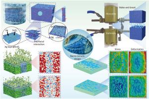 Nacre-mimetic alternating architecture of AgSnO2 contact: Highly-efficient synergistic enhancement of in-situ self-repairing erosion resistance and naturally evolving impact resistance