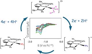 Electrocatalytic reduction of nitrite to ammonium ion using Ni(ii) complexes with redox-active di(imino)pyridine ligands†