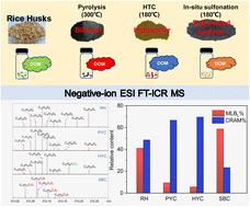 Molecular characteristics of organic matter derived from sulfonated biochar†