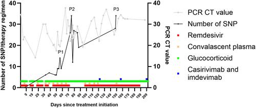 Emergence and fixation of SARS-CoV-2 minority variants in a chronically infected patient receiving therapy in Denmark