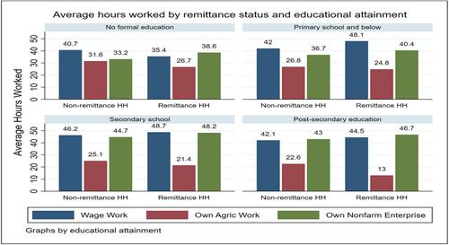 International remittances and labor supply in Nigeria: Do educational attainment and household income matter?