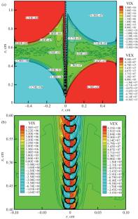 Dynamics of Ion and Electron Flows in the Penning Discharge Chamber