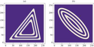 Evolution of a Two-Dimensional Moving Contrast Structure in an Inhomogeneous Medium with Advection