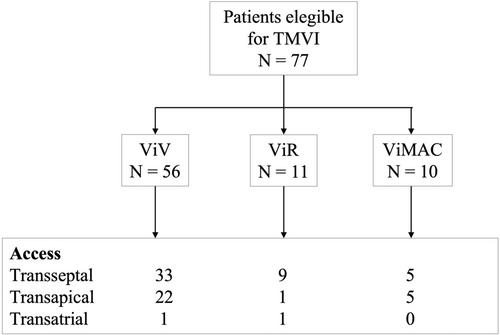 Outcomes after transcatheter mitral valve implantation in valve-in-valve, valve-in-ring, and valve-in-mitral annular calcification