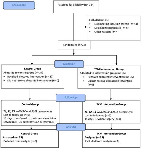 Effectiveness of the transitional care model in total knee arthroplasty patients: A randomized controlled trial