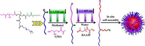 Efficient Synthesis of μ-A(BC)C Miktoarm Star Polymer Assemblies via Aqueous Photoinitiated Polymerization-Induced Self-Assembly.