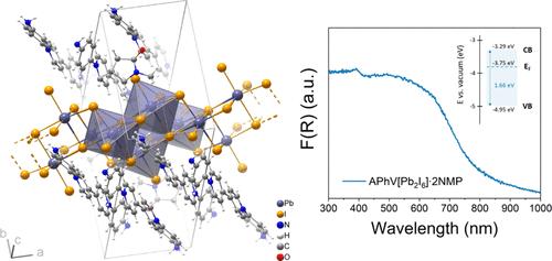 Narrow Bandgap 1D Lead Iodide Perovskite with Aminophenyl Viologen.