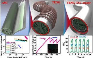 Integrating all-yarn-based triboelectric nanogenerator/supercapacitor for energy harvesting, storage and sensing