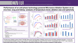 Performance of an Anti-Phase Technology-Powered Microwave Ablation System on Ex Vivo Liver, Lung and Kidney: Analysis of Temperature Trend, Ablation Size and Sphericity.