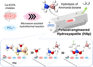 Pt/facet-Engineered Hydroxyapatite Co-Catalyst for Highly Efficient Hydrolysis of Ammonia Borane