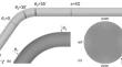 Sensitivity to entrance conditions of wall shear stress in a curved vessel