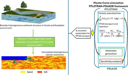 Sensitivity Analysis and Uncertainty Quantification of PFAS Fate and Transport in Heterogeneous Riparian Sediments