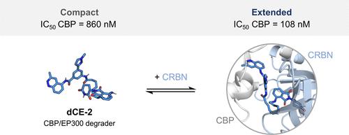 Structure-Based Design of CBP/EP300 Degraders: When Cooperativity Overcomes Affinity