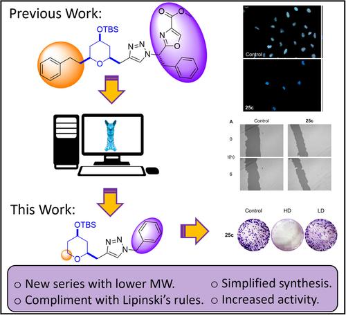 Novel tetrahydropyran-triazole hybrids with antiproliferative activity against human tumor cells.