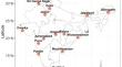 Evaluation of atmospheric precipitable water vapour distribution and trend over India