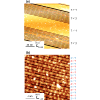 Dimensional crossover and chirality of boron adsorbates on copper (110) surfaces