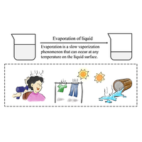 Assessment of conceptual understanding in student learning of evaporation