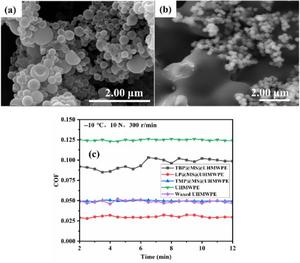 A novel UHMWPE composite with low friction coefficient for long-term ice sliding