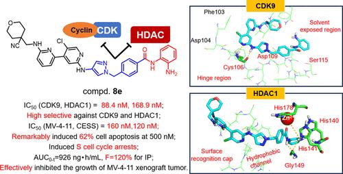 Discovery of Novel 2-Aminopyridine-Based and 2-Aminopyrimidine-Based Derivatives as Potent CDK/HDAC Dual Inhibitors for the Treatment of Refractory Solid Tumors and Hematological Malignancies.