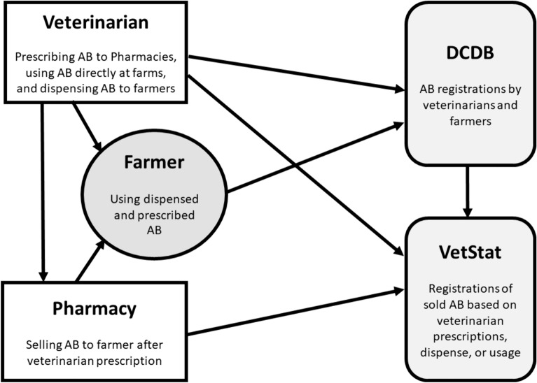 A registry-based comparative analysis of antibiotic usage reporting for adult cattle on Danish dairy farms.