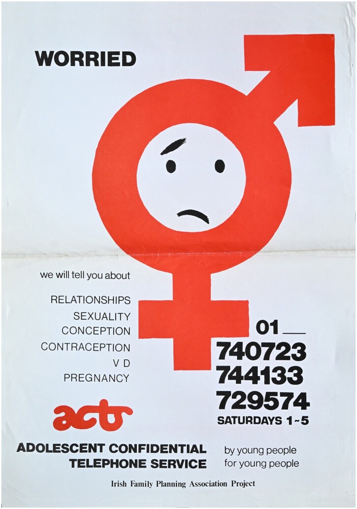 The IFPA youth group, the Adolescent Confidential Telephone Service and Sexual Health Activism in Ireland, <i>c</i>. 1984-90.