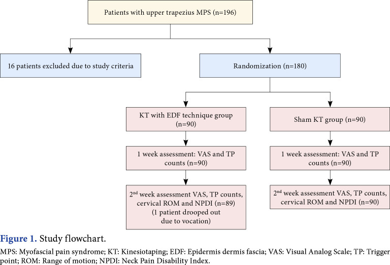 Short-term effectiveness of epidermis dermis fascia kinesiotaping technique in myofascial pain syndrome on upper trapezius: A multi-center, double-blind, randomized clinical study.