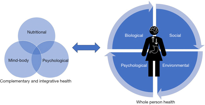 The integration of complementary and integrative health and whole person health in gastrointestinal disorders: a narrative review.