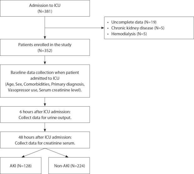 Development of Acute Kidney Injury Predictor Score in Intensive Care Unit Patients in Padang, Indonesia.