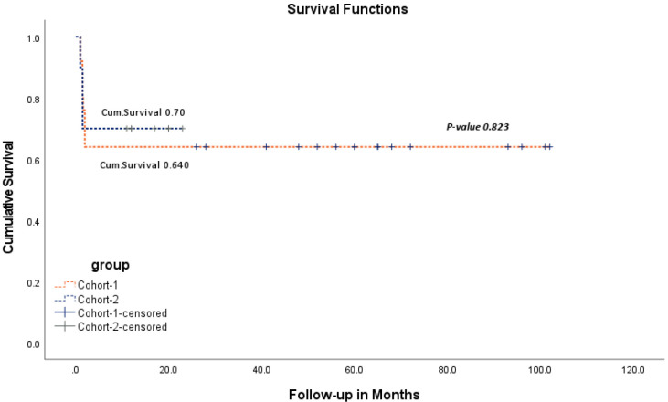 Haploidentical hematopoietic stem cell transplantation with post-transplant cyclophosphamide for Fanconi anemia with/without anti-thymocyte globulin.