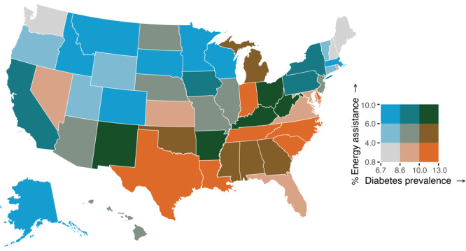 State-Level Household Energy Insecurity and Diabetes Prevalence Among US Adults, 2020.