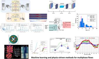 Machine learning and physics-driven modelling and simulation of multiphase systems